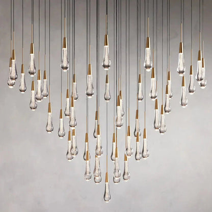Soltaire Modern 17'' 24'' 36'' 58'' Round Chandelier Lighting - Zelno Lighting