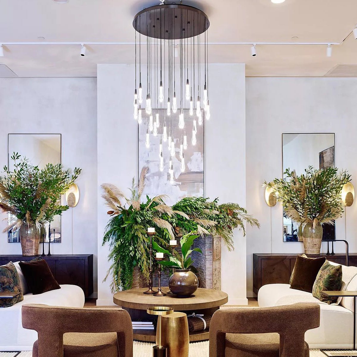 Soltaire Round Chandelier - Zelno