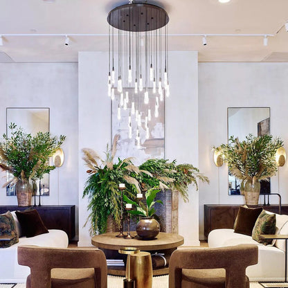 Soltaire Round Chandelier - Zelno