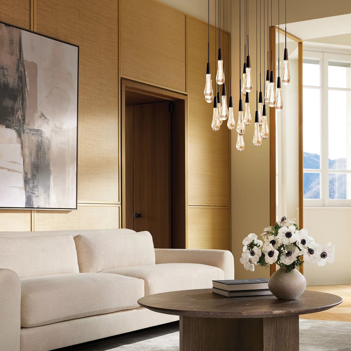 Soltaire Round Chandelier - Zelno