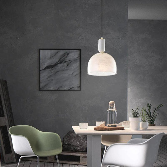 Stacy Modern Alabaster Pendant Light - Zelno