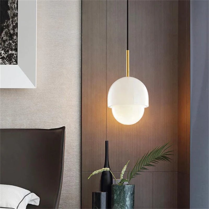 Stacy Modern Alabaster Pendant Light - Zelno