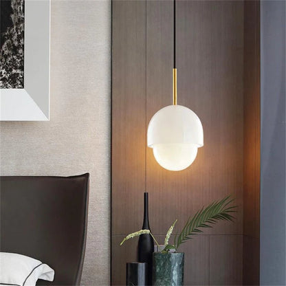 Stacy Modern Alabaster Pendant Light - Zelno