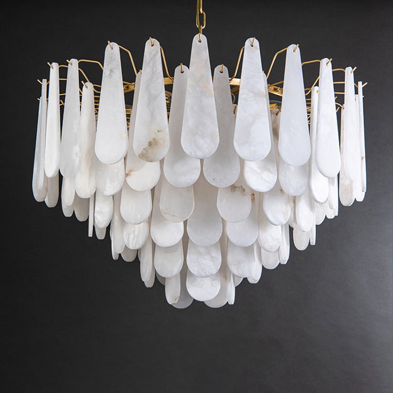 Stella Spanish Alabaster Luxury Lighting Fixtures, Elegant Chandeliers - Zelno
