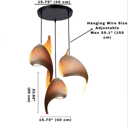 Storm Modern Pendant Chandelier - Zelno Lighting