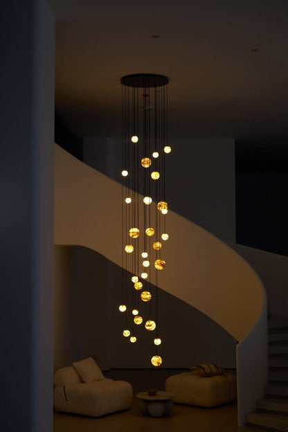 Sultana Alabaster Cluster Chandelier - Zelno Lighting