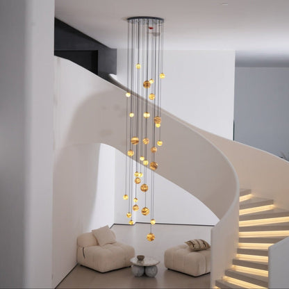 Sultana Alabaster Cluster Chandelier - Zelno Lighting