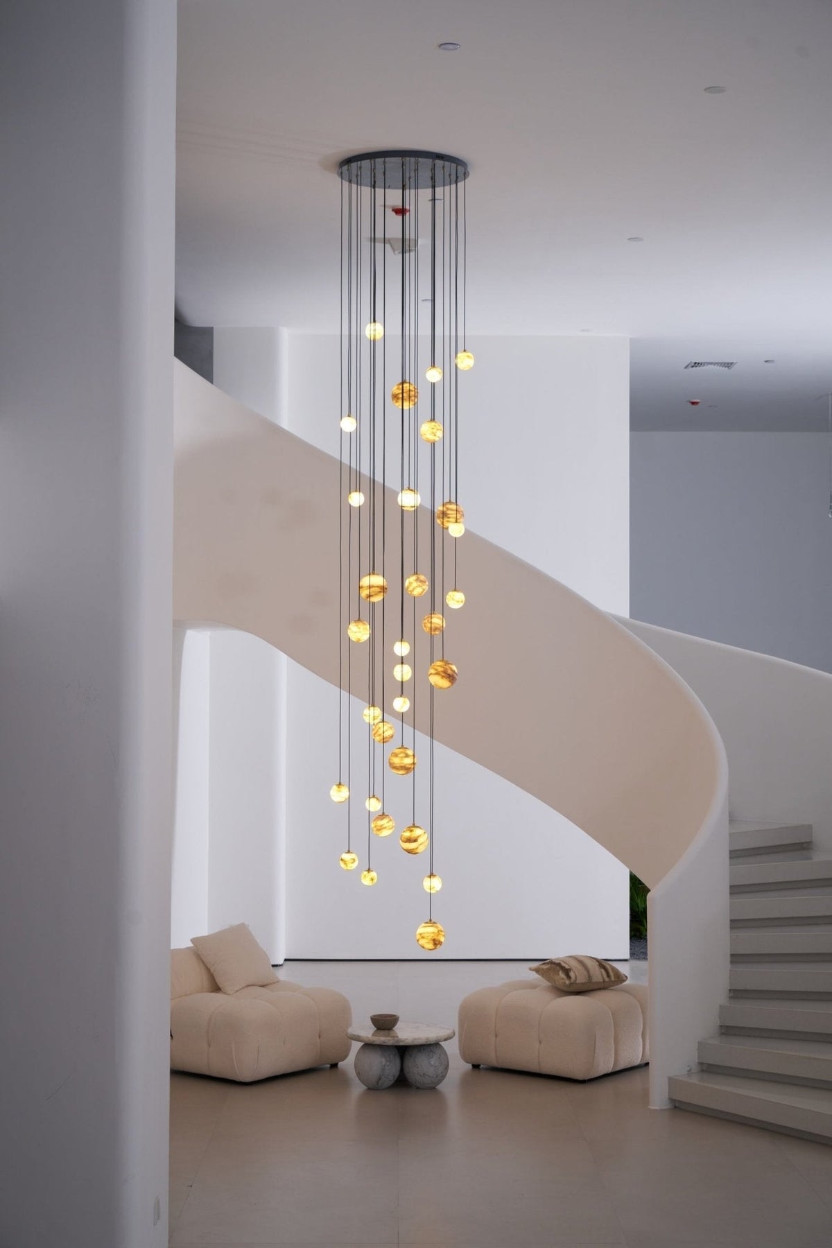 Sultana Alabaster Cluster Chandelier - Zelno Lighting