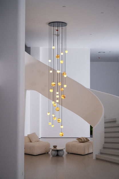 Sultana Alabaster Cluster Chandelier - Zelno Lighting