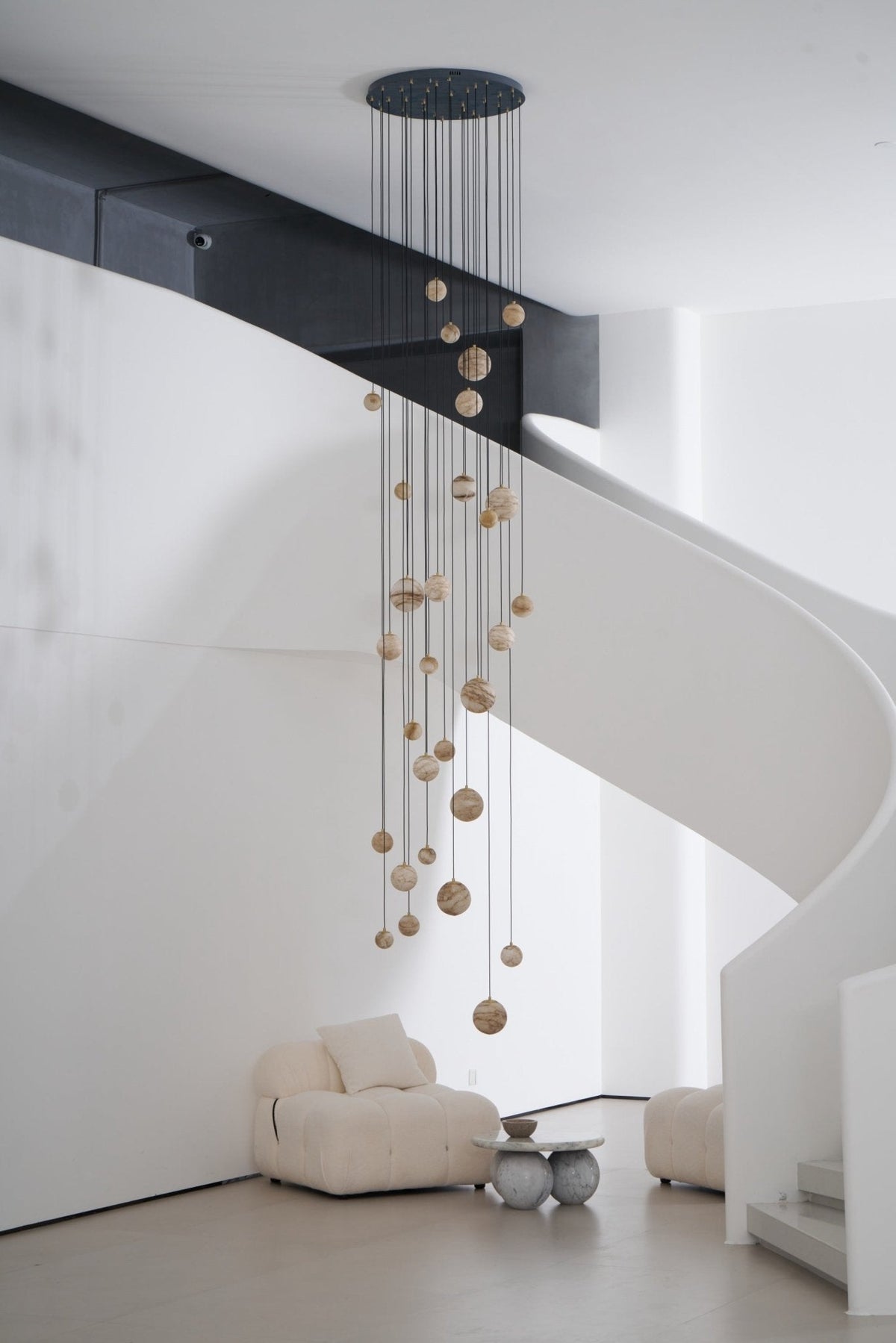 Sultana Alabaster Cluster Chandelier - Zelno Lighting