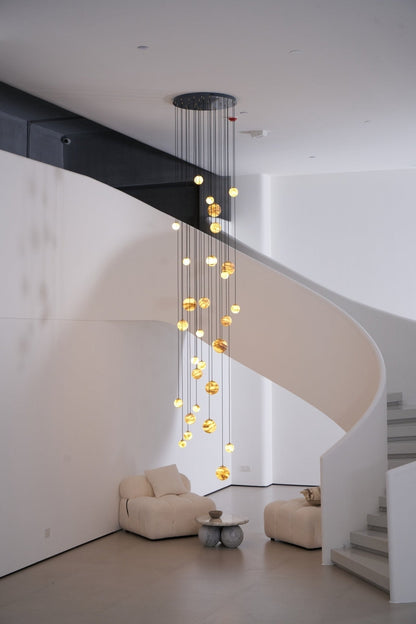 Sultana Alabaster Cluster Chandelier - Zelno Lighting