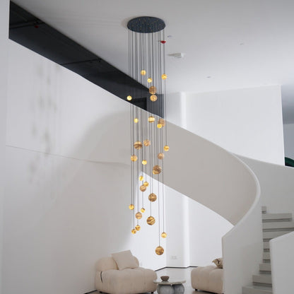 Sultana Alabaster Cluster Chandelier - Zelno Lighting