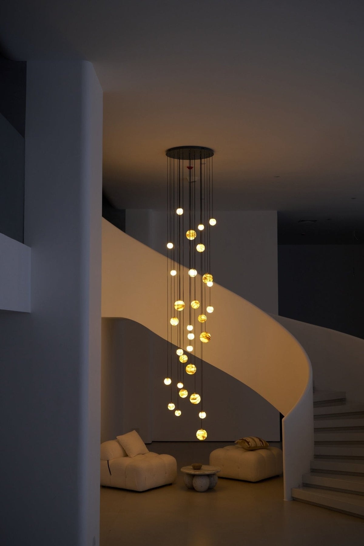 Sultana Alabaster Cluster Chandelier - Zelno Lighting