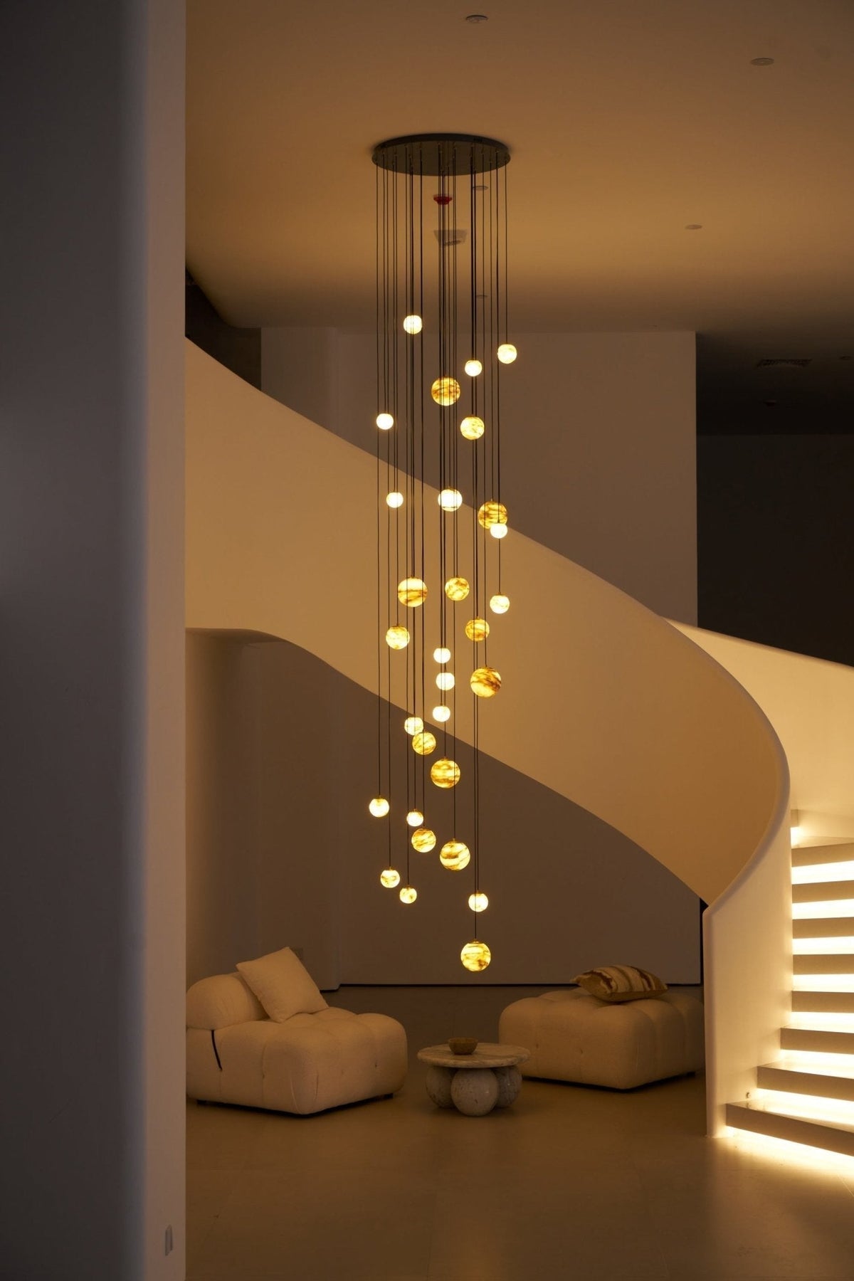 Sultana Alabaster Cluster Chandelier - Zelno Lighting