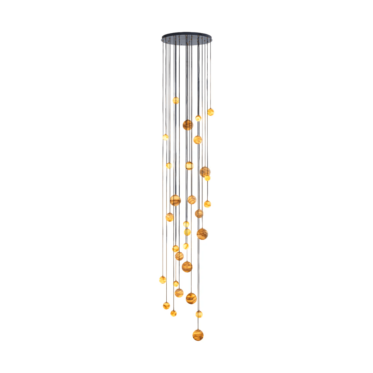 Sultana Alabaster Cluster Chandelier - Zelno Lighting