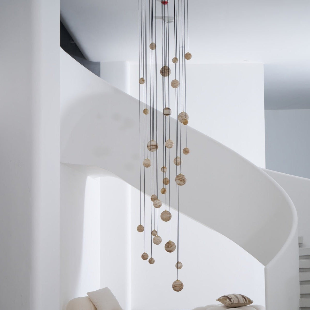Sultana Alabaster Cluster Chandelier - Zelno Lighting
