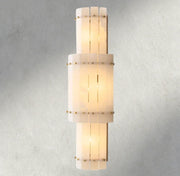 Sun Marco Alabaster Grand Round Sconce - Zelno