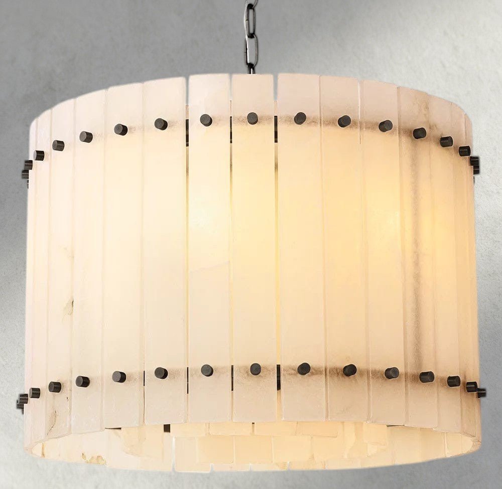 Sun Marco Alabaster Round Chandelier 22", 37", 48", 60" - Zelno
