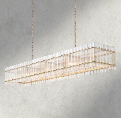 Sun Marco Rectangular Chandelier 54", 72" - Zelno