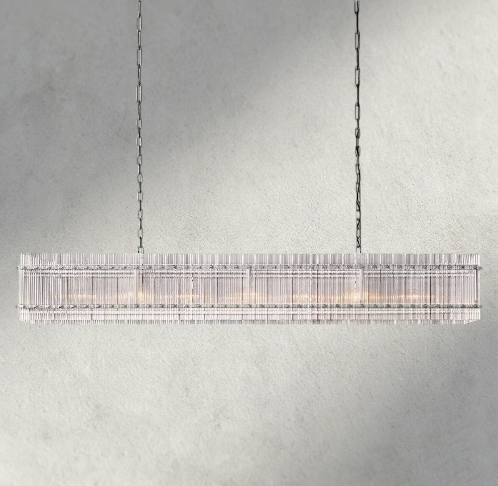 Sun Marco Rectangular Chandelier 54", 72" - Zelno