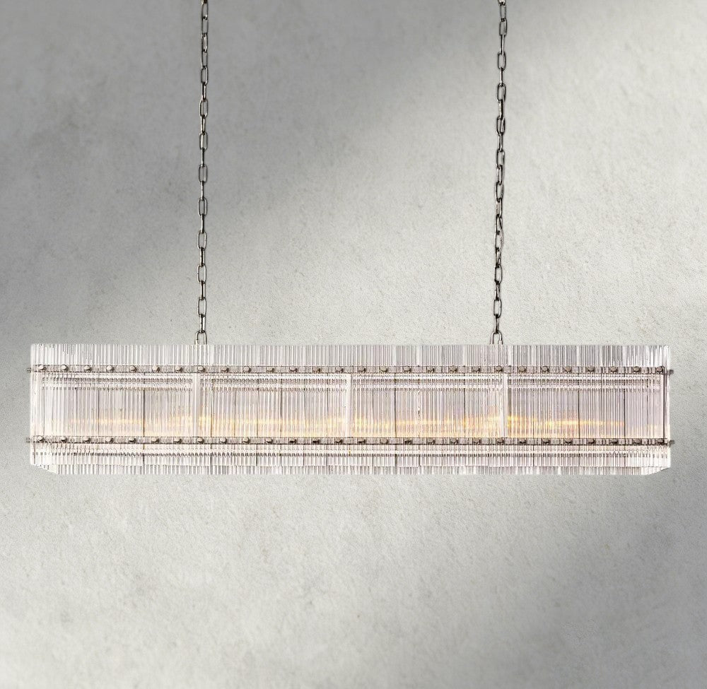 Sun Marco Rectangular Chandelier 54", 72" - Zelno