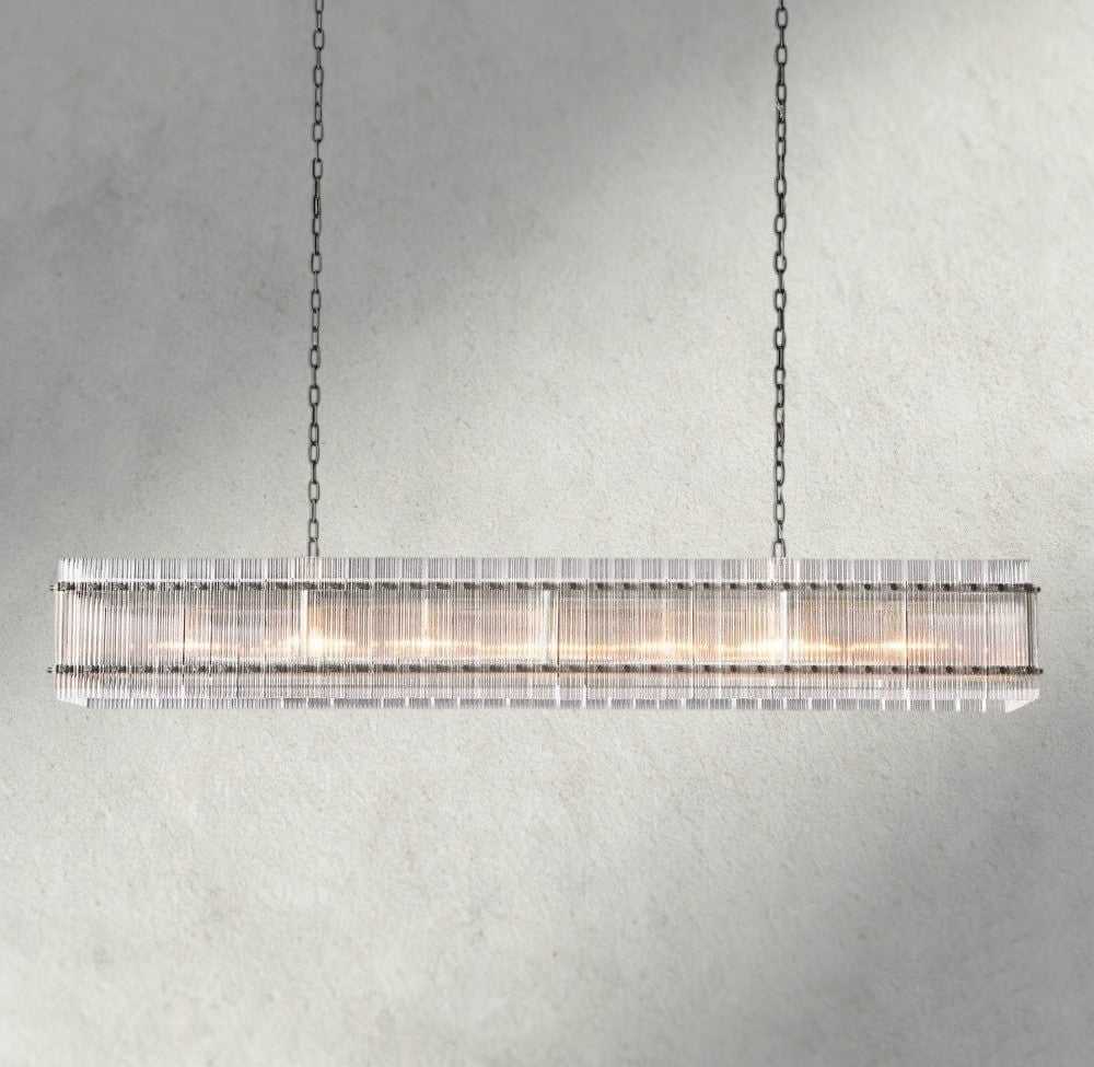 Sun Marco Rectangular Chandelier 54", 72" - Zelno