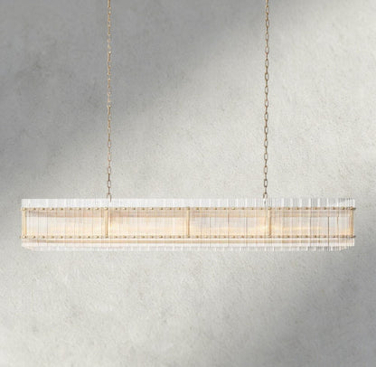 Sun Marco Rectangular Chandelier 54", 72" - Zelno