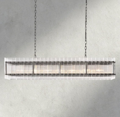 Sun Marco Rectangular Chandelier 54", 72" - Zelno