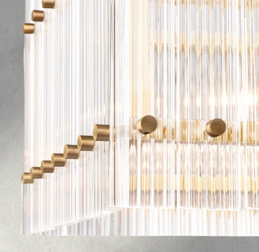 Sun Marco Rectangular Chandelier 54", 72" - Zelno