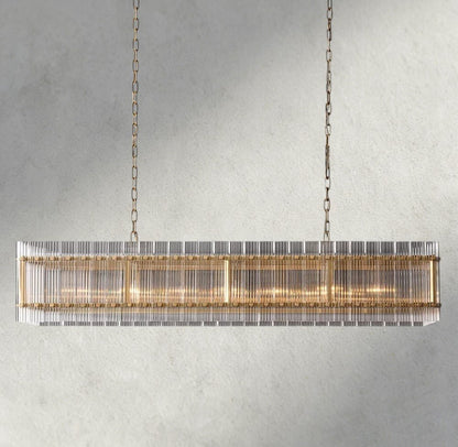 Sun Marco Rectangular Chandelier 54", 72" - Zelno