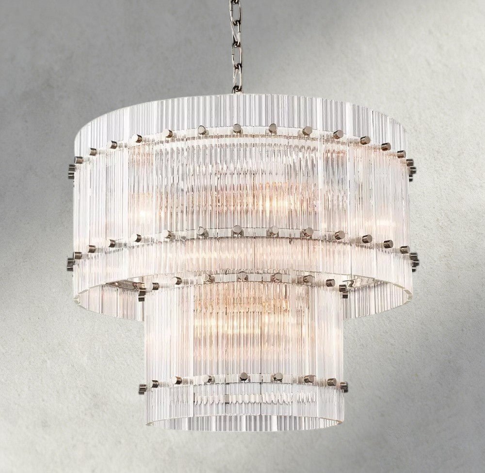 Sun Marco Two-Tier Round Chandelier 22", 37", 48", 60" - Zelno