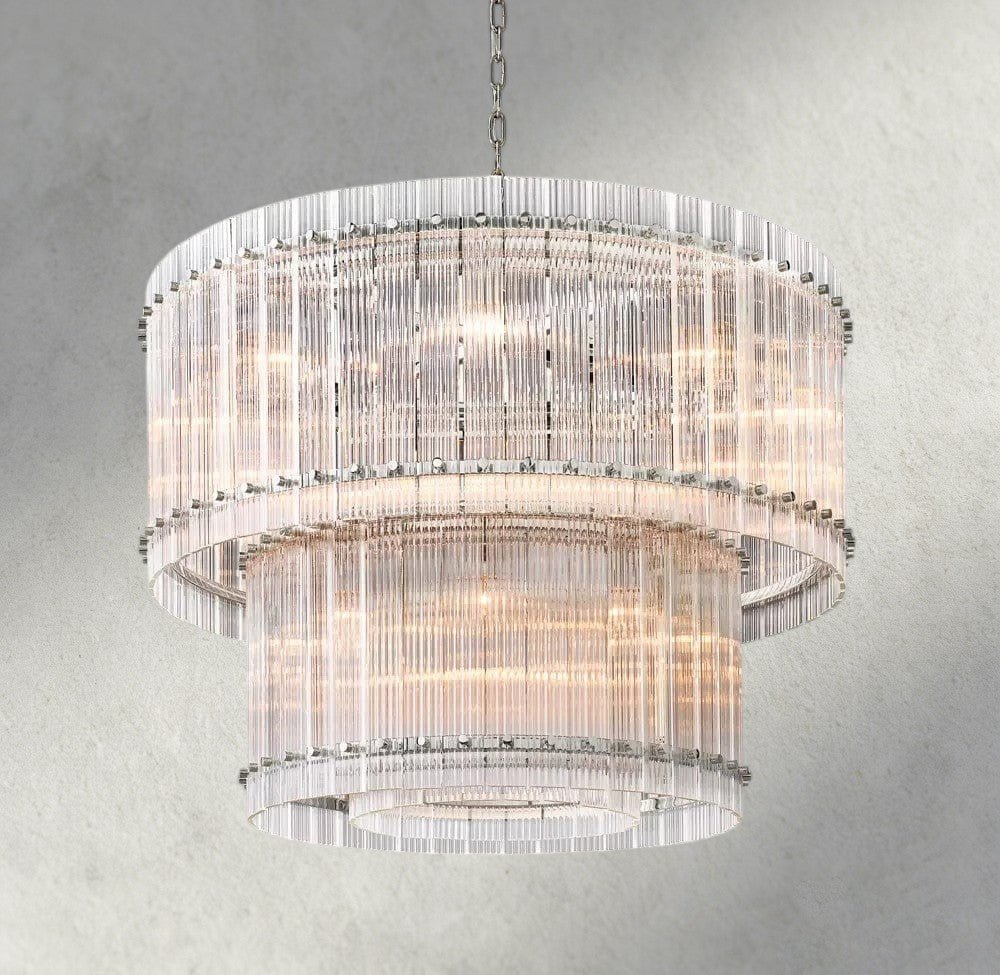 Sun Marco Two-Tier Round Chandelier 22", 37", 48", 60" - Zelno