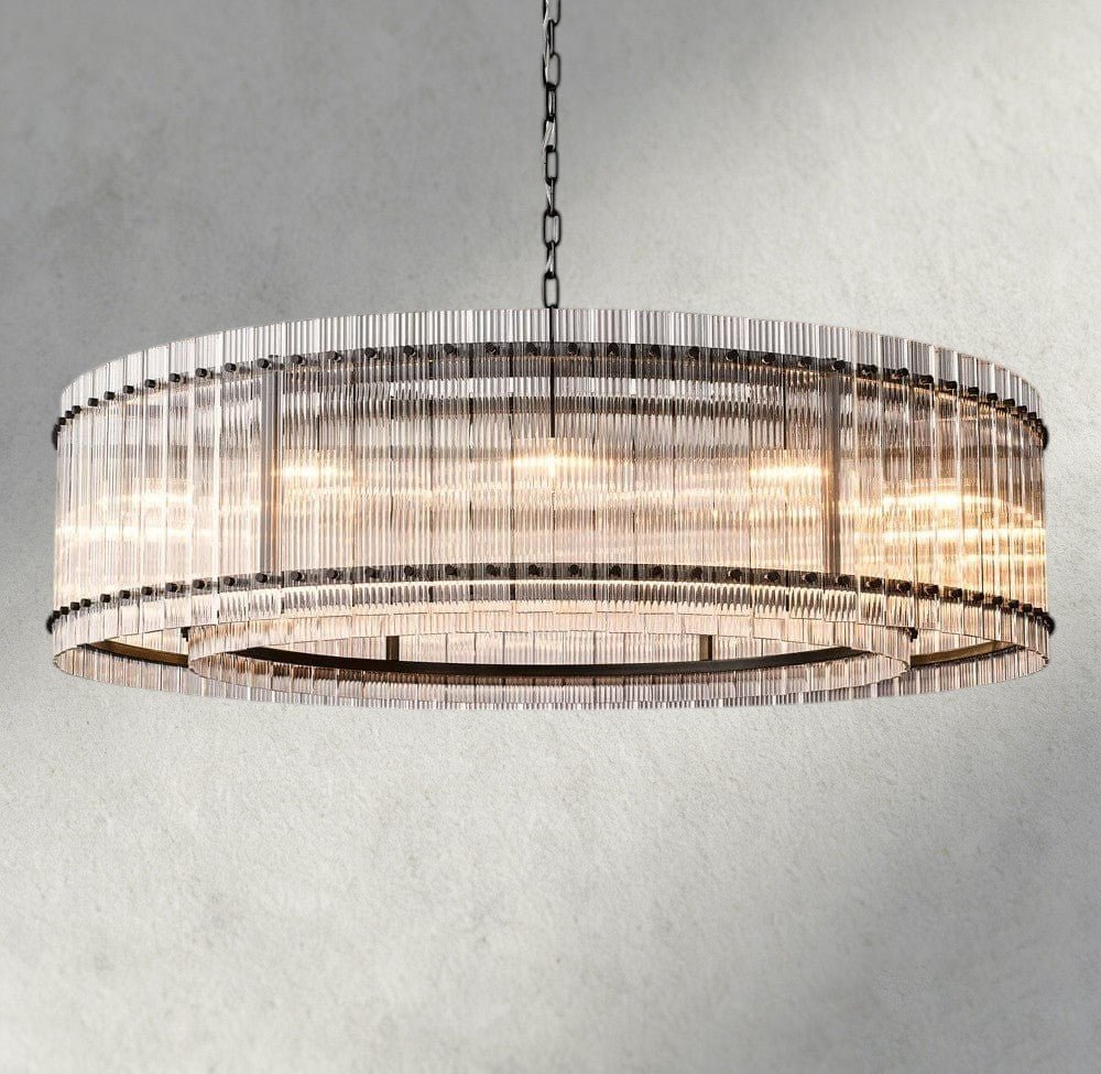 Sun Merca Round Chandelier 22", 37", 48", 60" - zelnolighting