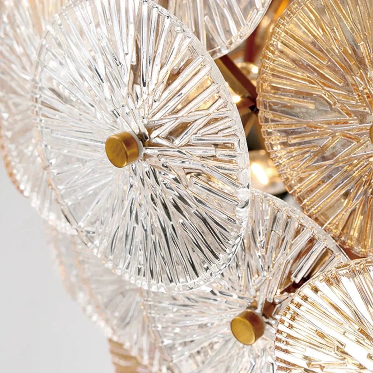 Suna Round Chandelier 12 Light 30"W - Zelno Lighting
