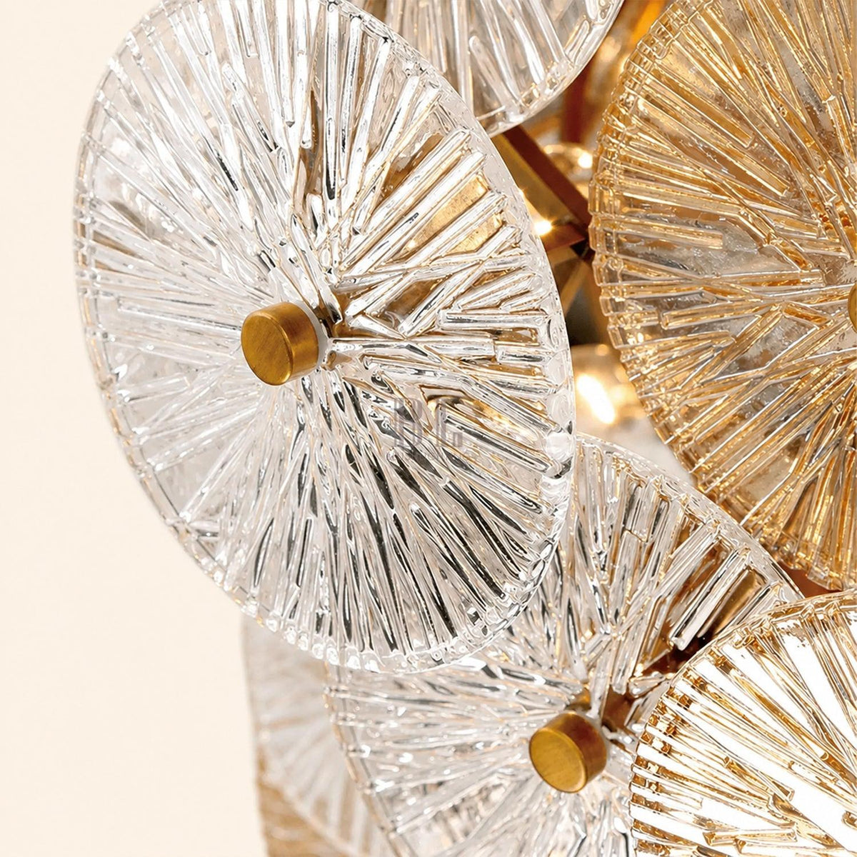 Suna Round Chandelier 12 Light 30"W - Zelno Lighting