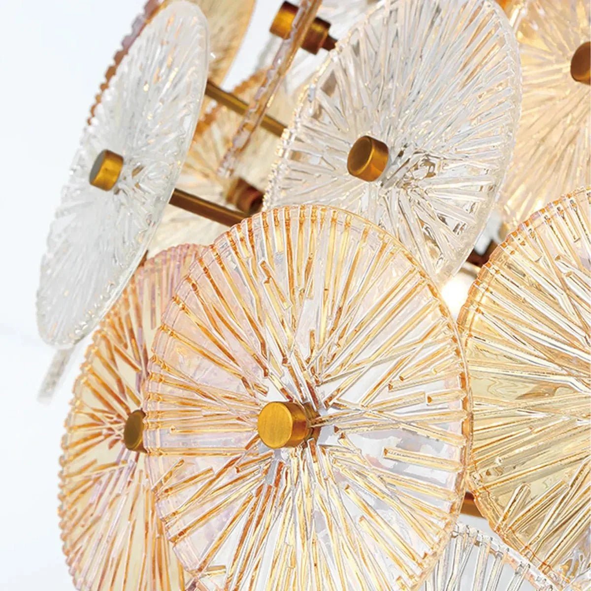 Suna Round Chandelier 12 Light 30"W - Zelno Lighting