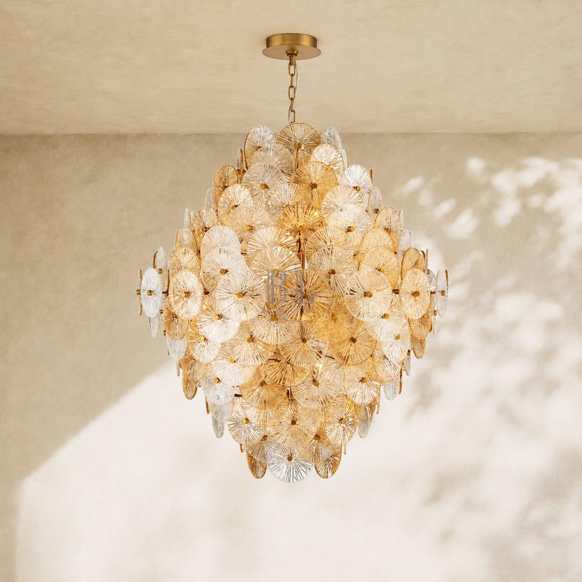Suna Round Chandelier 27 Light 40"W - Zelno Lighting