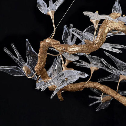Swallow Branch Chandelier - Zelno Lighting