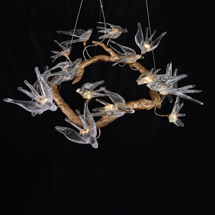 Swallow Branch Chandelier - Zelno Lighting