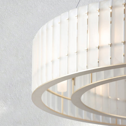 Swaroevan Parallel Round Chandelier - Zelno Lighting