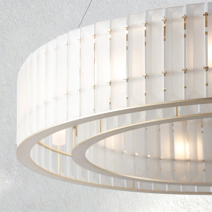 Swaroevan Parallel Round Chandelier - Zelno Lighting