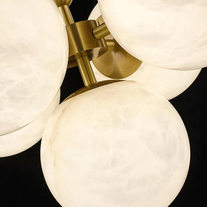 Tamika Modern Alabaster Kitchen Island Pendant - Zelno