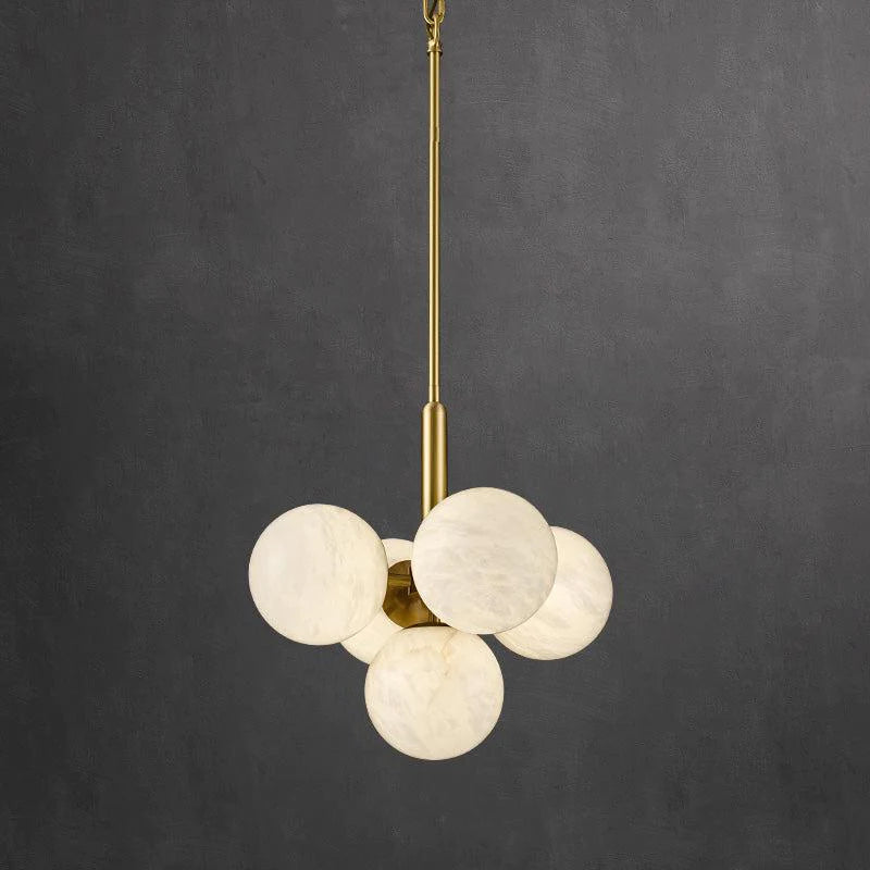 Tamika Modern Alabaster Kitchen Island Pendant - Zelno