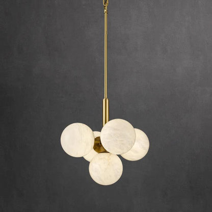 Tamika Modern Alabaster Kitchen Island Pendant - Zelno
