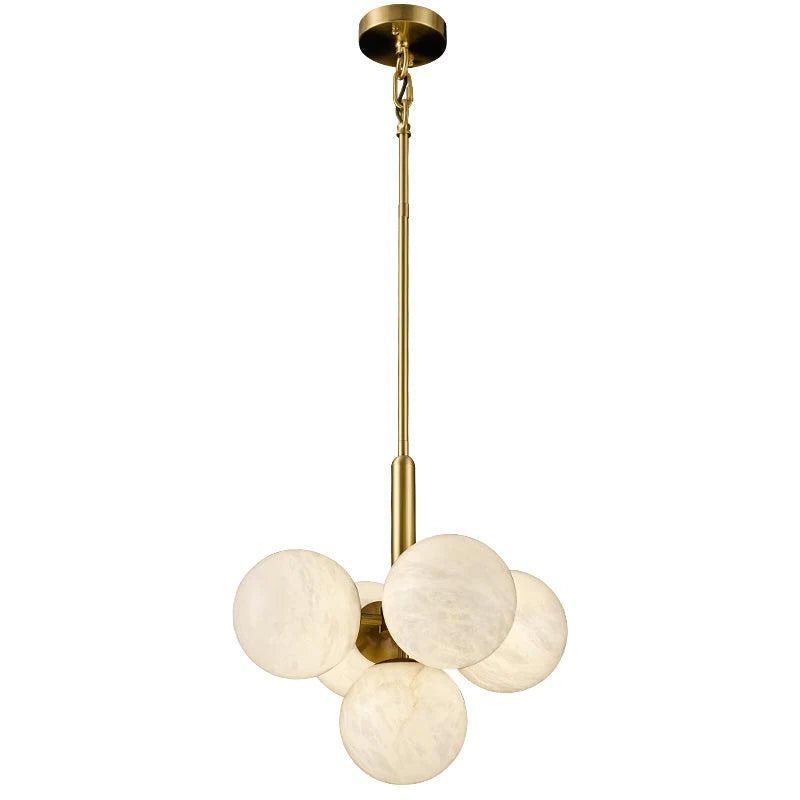 Tamika Modern Alabaster Kitchen Island Pendant - Zelno