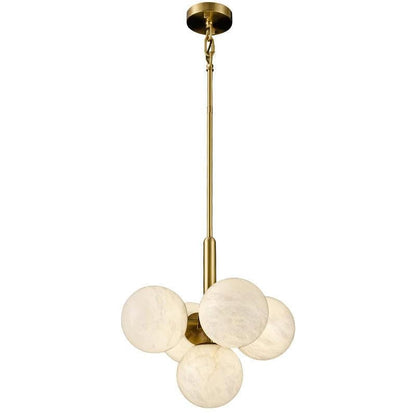 Tamika Modern Alabaster Kitchen Island Pendant - Zelno
