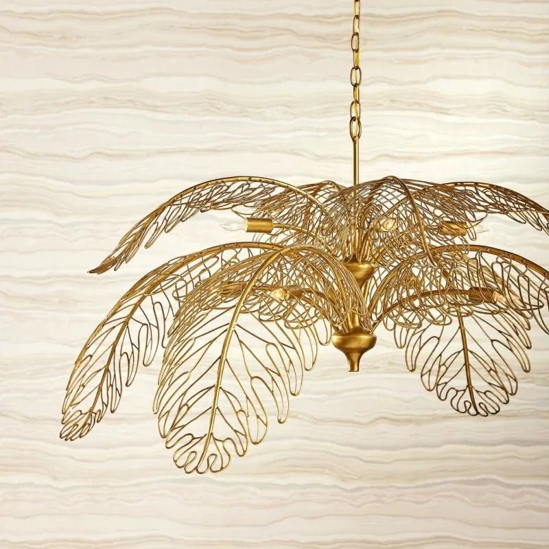 Taormina Brass Chandelier - Zelno Lighting