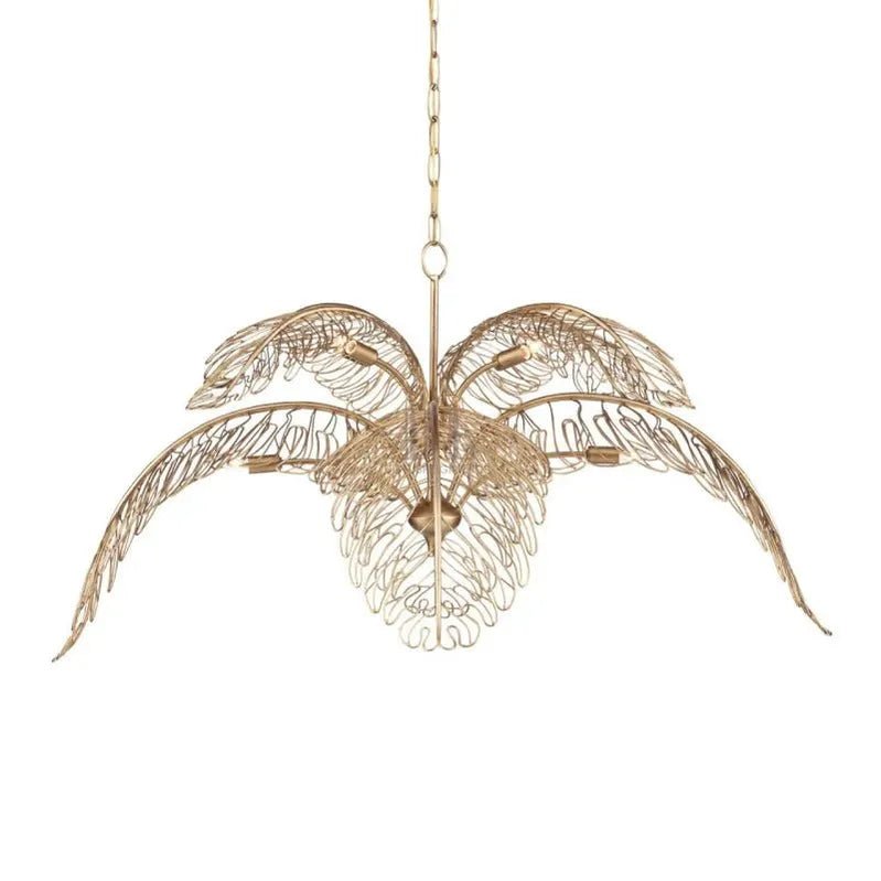 Taormina Brass Chandelier - Zelno Lighting