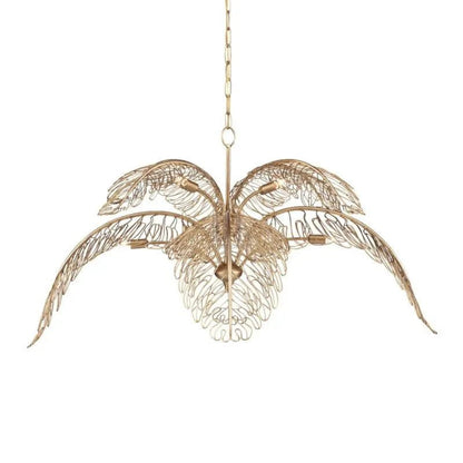 Taormina Brass Chandelier - Zelno Lighting