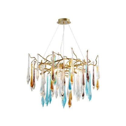 Teardrop Crystal Chandelier - Zelno Lighting